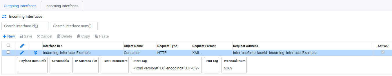 Implementation Interface Builder Incoming Interface